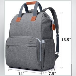 LUXJA Breast Pump Bag with Compartments for Cooler Bag Breast Pump Backpack